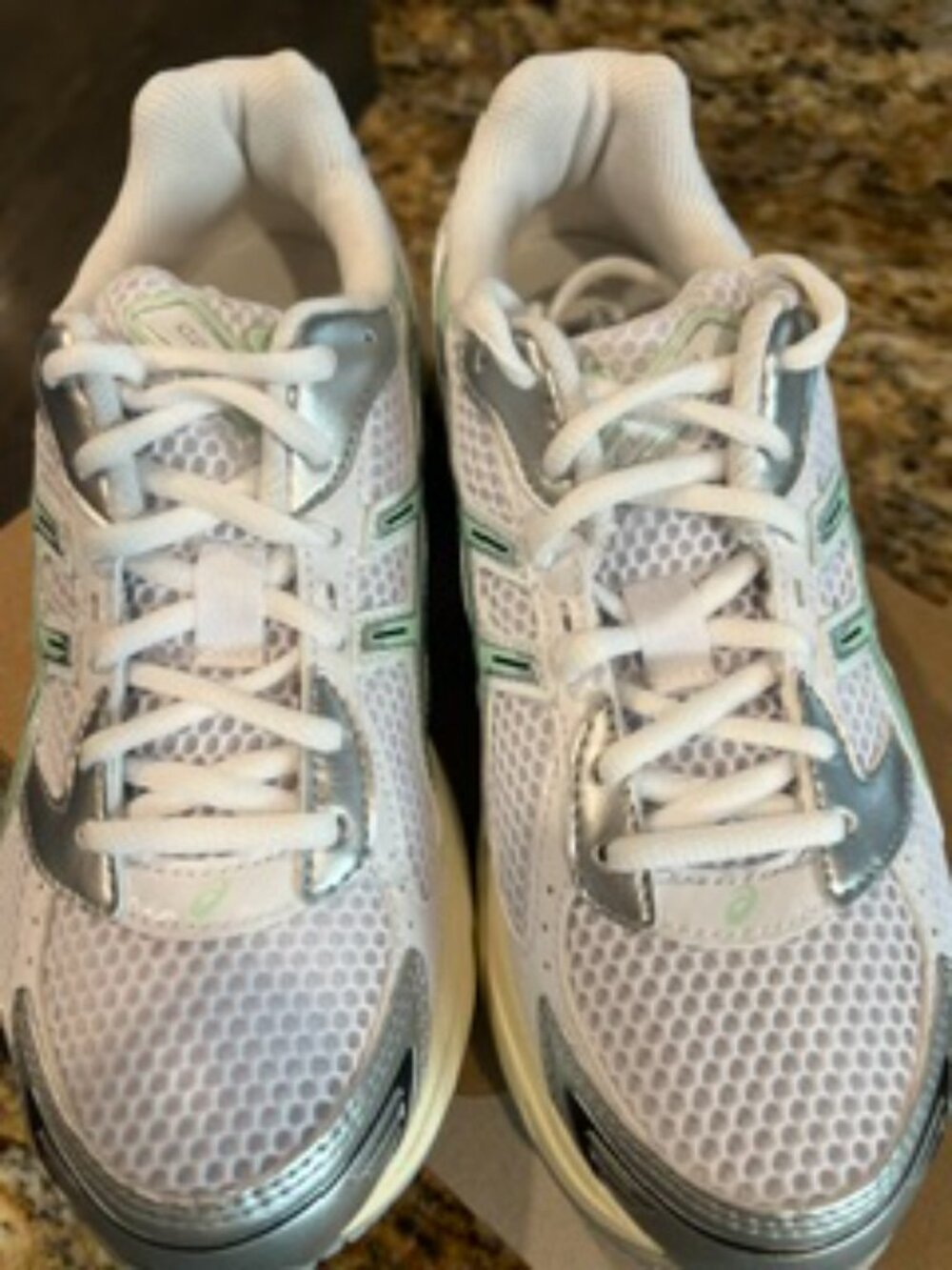 Asics Gel-1130 WMNS "White Mint Tint Men sz 5 Women 6.5 - Picture 7 of 9